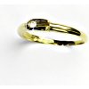 Prsteny Čištín žluté zlato prstýnek se zirkonem čirý zirkon VR 283