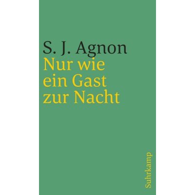 Nur wie ein Gast zur Nacht Agnon Samuel JosephPaperback