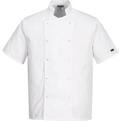 Portwest Rondon Cumbria Chefs C733 krátký rukáv POR-C733WHR Bílá – Zbozi.Blesk.cz