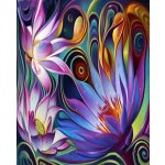 Amparo Miranda® Diamantový obrázek Abstraktní květy AM847 – Hledejceny.cz
