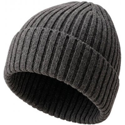 l-merch Čepice s merino vlnou Tmavě šedá univerzal – Hledejceny.cz