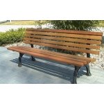 HTI Litinová lavička Start KA-L1004 175 cm kovářská čerň – Sleviste.cz