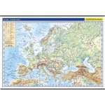 Kartografie PRAHA, a. s. Evropa – školní nástěnná fyzická mapa – Zboží Mobilmania