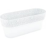 Nohel Garden Truhlík ROSA plastový bílý 30 cm – Zboží Dáma