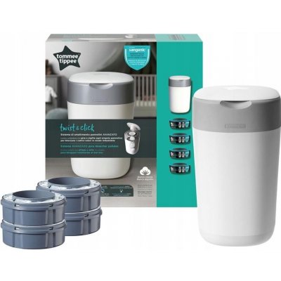 Tommee Tippee Sangenic Koš Twist Kontejner na použité pleny 4 náplně – Zboží Mobilmania