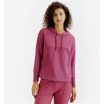 FOUGANZA Dámská jezdecká mikina s kapucí XL RŮŽOVÁ – Zboží Dáma