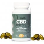 I AM CBD Full spectrum CBD 1 500 mg + vitamín D3 + ashwagandha 60 kapslí – Sleviste.cz