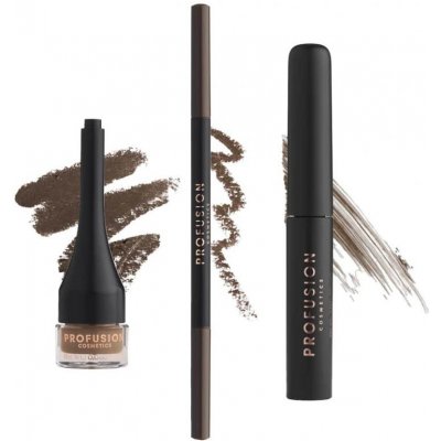Profusion set na úpravu obočí Ultimate Brow Sculpt, Dark Brown, 0,07 g + 1,8 g + 4 ml – Sleviste.cz