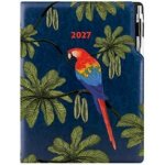 Design A4 denní 2027 modrá – Zboží Dáma