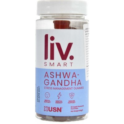 USN LivSMART Ashwaghanda gummies 60 ks – Hledejceny.cz