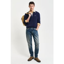 GANT SLIM VINTAGE WASH JEANS modrá