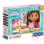 Dino Obrázkové kostky Gábinin kouzelný domek, 12 kostek – Zboží Živě