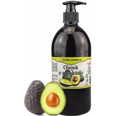 AVOKÁDOVÝ OLEJ NERAFINOVANÝ ZA STUDENA LISOVANÝ PŘÍRODNÍ + DÁVKOVAČ 1000 ml 1 l – Sleviste.cz