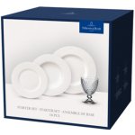 Villeroy & Boch Startovací sada 12 talířů Royal a 4 pohárů na červené víno Boston – Zboží Dáma