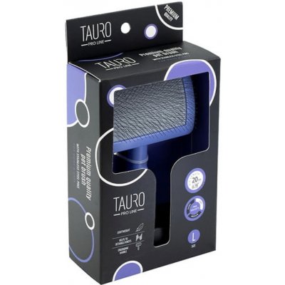 TAURO PRO LINE Drátkový kartáč tenké a měkké drátky 11 mm 17,5 x 10,6 x 6,2 cm vel. L – Sleviste.cz