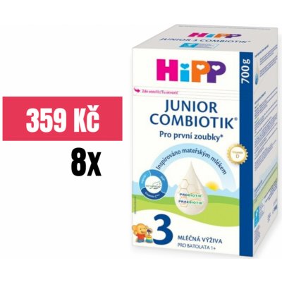 HiPP 3 Junior Combiotik 8 x 700 g – Sleviste.cz