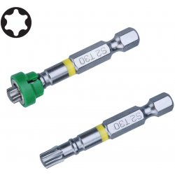 Hroty sada 2ks TORX s magnetickým kloboučkem, T 30 x 50mm, S2, FORTUM