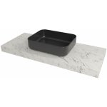 Naturel Dolce deska pod umyvadlo 123,5 x 8 x 50 cm mramor Carrara bílá mat DO12050MCB – Zbozi.Blesk.cz