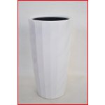 Lechuza Květináč Diamante Bílá 40 cm – Zboží Mobilmania