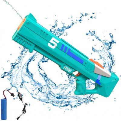 IQ models Elektrická vodní pistole Strong 528 s automatickým nasáváním modrá 319490 – Zboží Dáma