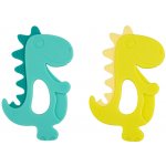Canpol babies silikon Dinosaurus žlutá – Zboží Dáma