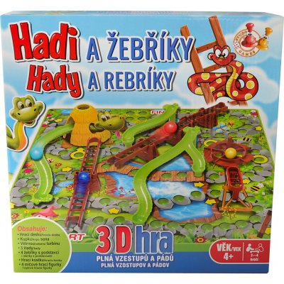 Alltoys Funville Hra 3D hadi a žebříky – Hledejceny.cz