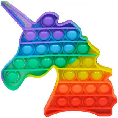 Big Toys Pop it Push bubble jednorožec duhový – Sleviste.cz