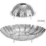 Perfect Home 10476 Napařovací vějíř 21,5cm, nerezový, kulatý – Zboží Dáma