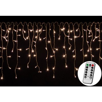 Voltronic 59795 Vánoční světelný déšť 600 LED teple bílá 15 m + ovladač