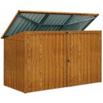 StoreBoss Skladování odpadkových košů 3 x 240 l Hamilton hnědý – Zboží Dáma