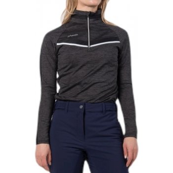 Phenix Dianthus 1/2 Zip Tee heather/gray black