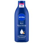 Nivea Body Milk Rich Nourishing vyživující tělové mléko pro suchou pokožku 400 ml – Zboží Dáma