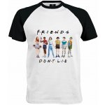 Tričko Stranger Things Friends Dont Lie černo bílá – Hledejceny.cz