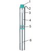 Čerpadlo Alfapumpy 3,5SEm3/18, kabel 50m, 230V