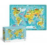 DoDo s hledáním obrázků Mapa světa 80 dílků – Zboží Mobilmania