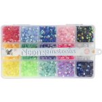 Neonové drahokamy, 15 barev, průměr 0,5 cm – Zbozi.Blesk.cz