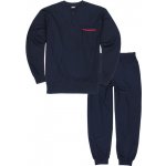 Adamo Brian pánské pyžamo dlouhé nadměrné tm.modré – Zboží Dáma