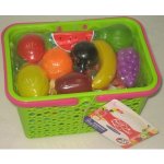 Écoiffier košík s ovocem a zeleninou 966 červený – Zboží Dáma