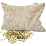 GADEO nahřívací špaldový polštářek MANDALA béžová 28x38 cm – Hledejceny.cz