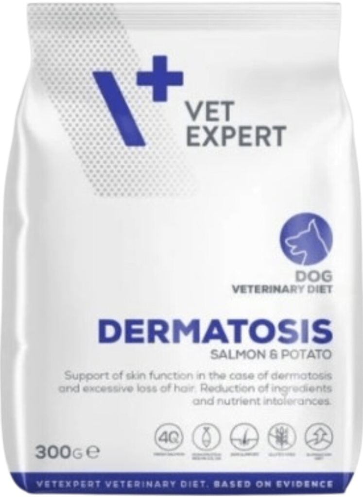 VetExpert Veterinary Diet 4T Dermatosis Dog Salmon Potato 2 kg