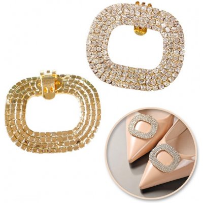 Flamenco Mystique Klipsy na boty s krystaly, zirkony 2 ks. KDB51 CA30782 – Zboží Dáma