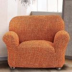 GA.I.CO bielastický potah na křeslo Grafiti Nový cihlový 60 - 110 cm – Sleviste.cz