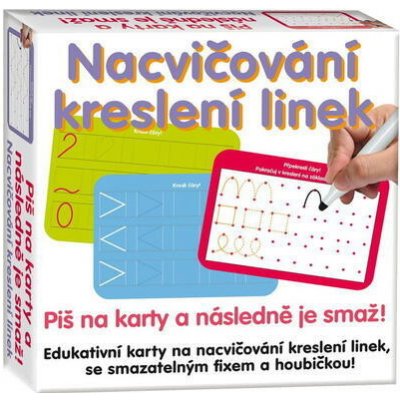 Tabulka napiš a smaž Kreslení linek