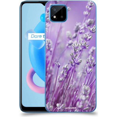 Pouzdro ACOVER Realme C11 2021 s motivem Lavender – Zboží Mobilmania