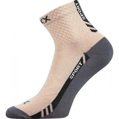 Voxx Sportovní ponožky PIUS 3 kusy béžová – Zboží Mobilmania