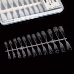 Starnails Tipy clear tvar mandle dlouhé dl l pl 240ks – Zboží Dáma