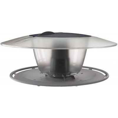 Prosperplast Birdyfeed Round šedý kámen 29,4 cm šedý kámen – Zboží Dáma