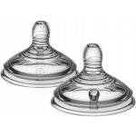 Tommee Tippee savička C2N pomalý průtok transparentní 2 ks – Zboží Dáma