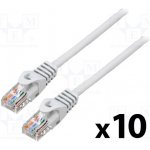 Lanberg PCU5-20CC-0300-S Patch U/UTP Kat. 5e RJ45 vidlice z obou stran lanko CCA – Zboží Živě