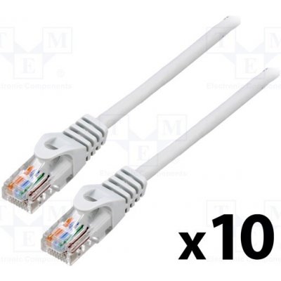 Lanberg PCU5-20CC-0300-S Patch U/UTP Kat. 5e RJ45 vidlice z obou stran lanko CCA – Zboží Živě